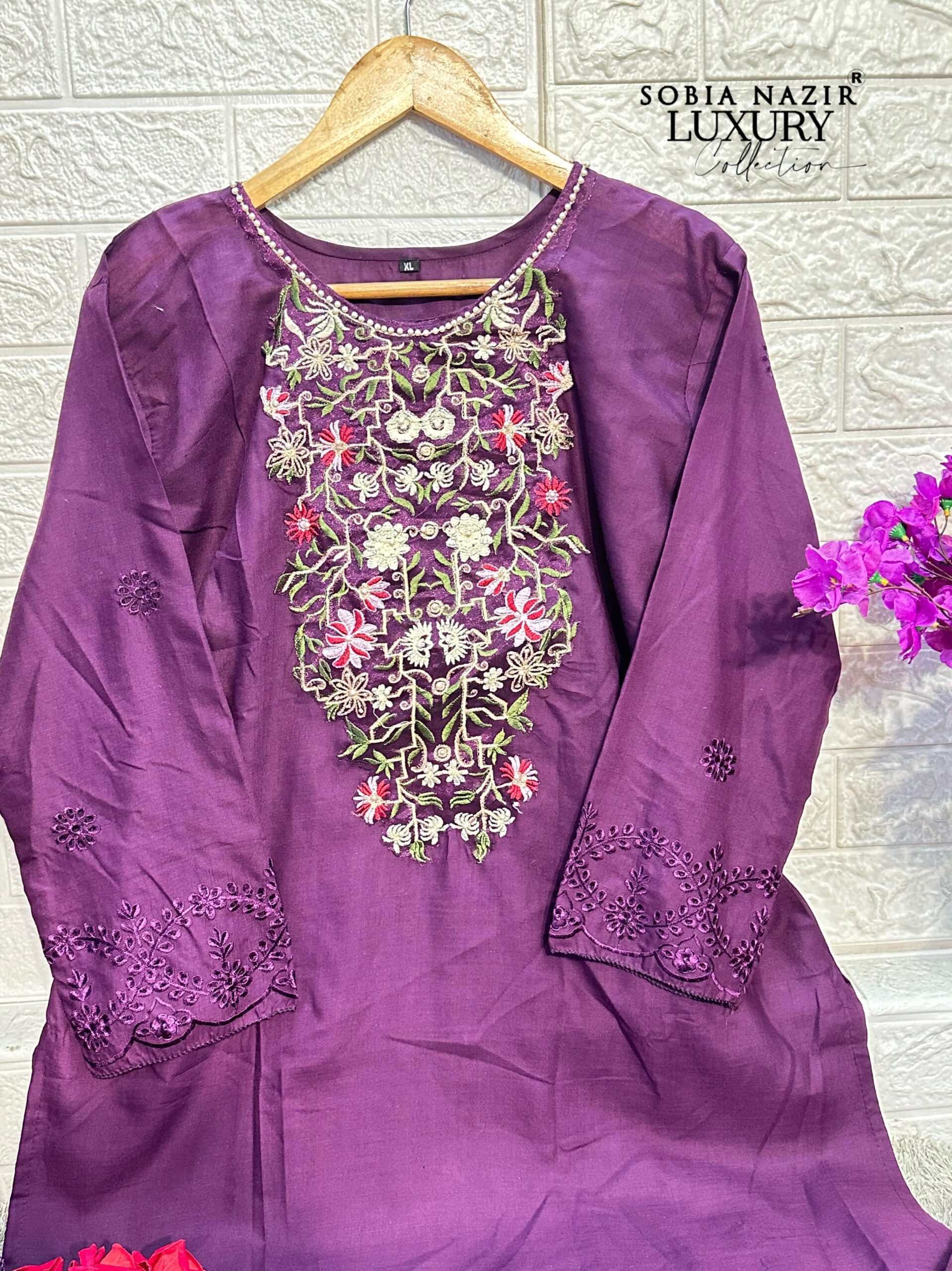 Sobia Nazir SN1047 SN1048 Wholesale Lawn Embroidered Pakistani Suit - Image 7