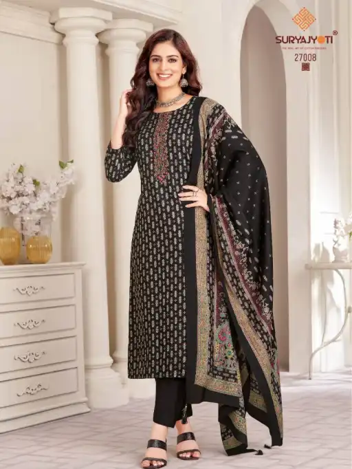 Suryajyoti Kalki Vol 27 Wholesale Jam Satin Salwar Suit Collection