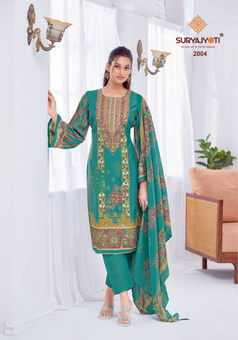Suryajyoti Kimora Vol 2 Wholesale Modal Fabric Dress Material Catalog - Image 7