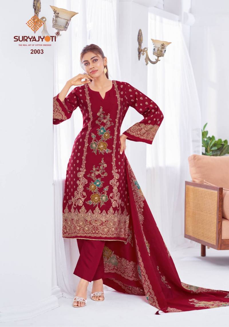 Suryajyoti Kimora Vol 2 Wholesale Modal Fabric Dress Material Catalog - Image 8