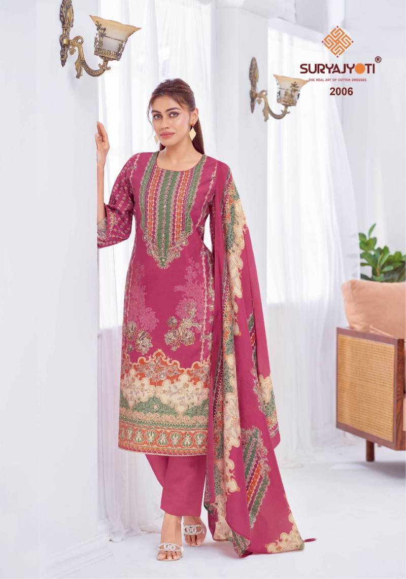 Suryajyoti Kimora Vol 2 Wholesale Modal Fabric Dress Material Catalog - Image 2