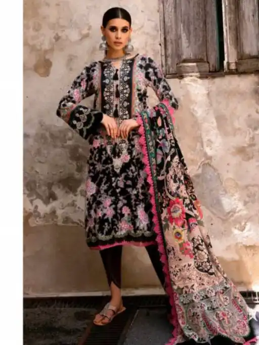 Taj 617 & 618 Wholesale Cotton Pakistani Salwar Kameez Collection