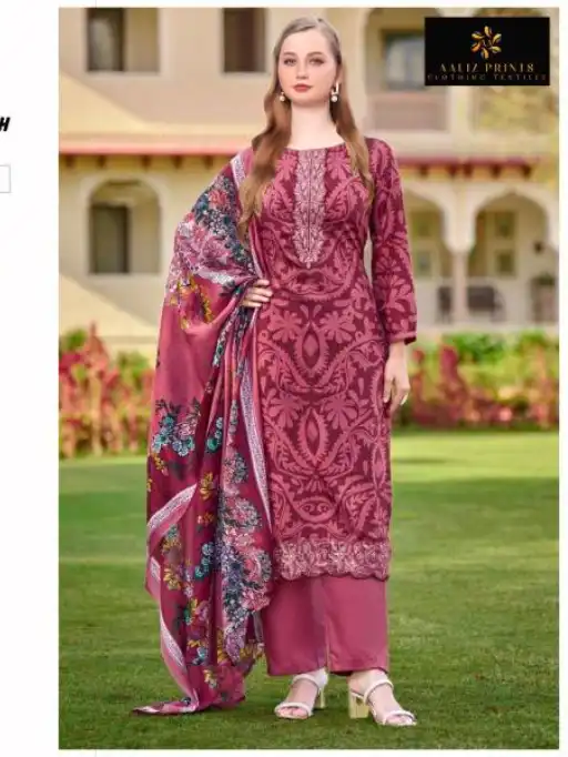 Vardan Aaliz Adan Libas Patch Vol 1 Wholesale Cotton Dress Material