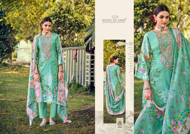 Vardan Ethnic House Of Lawn Malhar Vol 2 Wholesale Pakistani Suit - Image 7