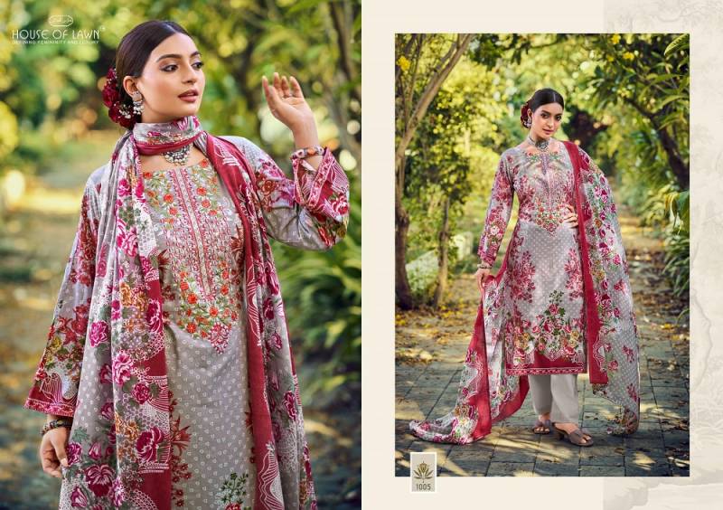 Vardan Ethnic House Of Lawn Malhar Vol 2 Wholesale Pakistani Suit - Image 5