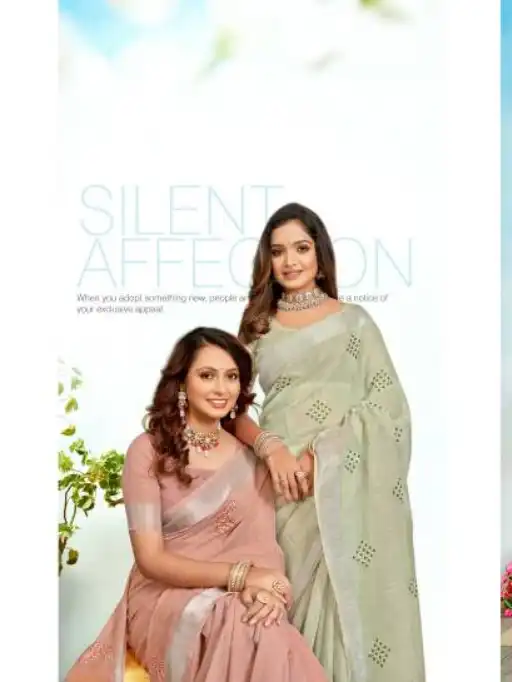 Vardan Ethnic Rajguru Ring Liniyan Vol 2 Wholesale Linen Saree Catalog