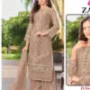 Vardan Ethnic Sajida Zara E To H Wholesale Organza Pakistani Salwar Kameez