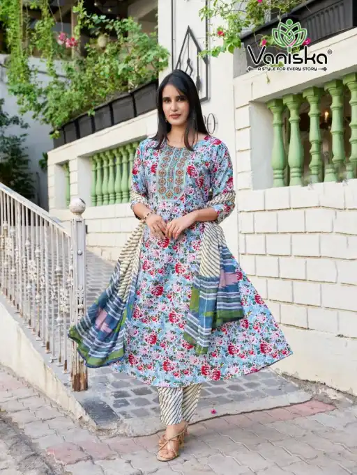 Vardan Vaniska Cotton Plus Vol 2 Wholesale Kurti With Dupatta Collection