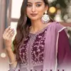 Wooglee Surkhi Wholesale Vichitra Kurti With Bottom Dupatta Catalog