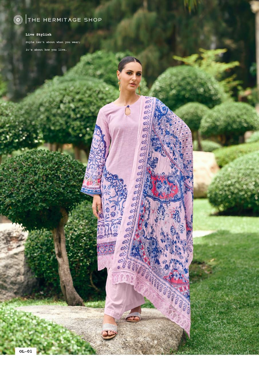 Hermitage Original Lawn Vol 2 Lawn Printed Dress Material - Image 5