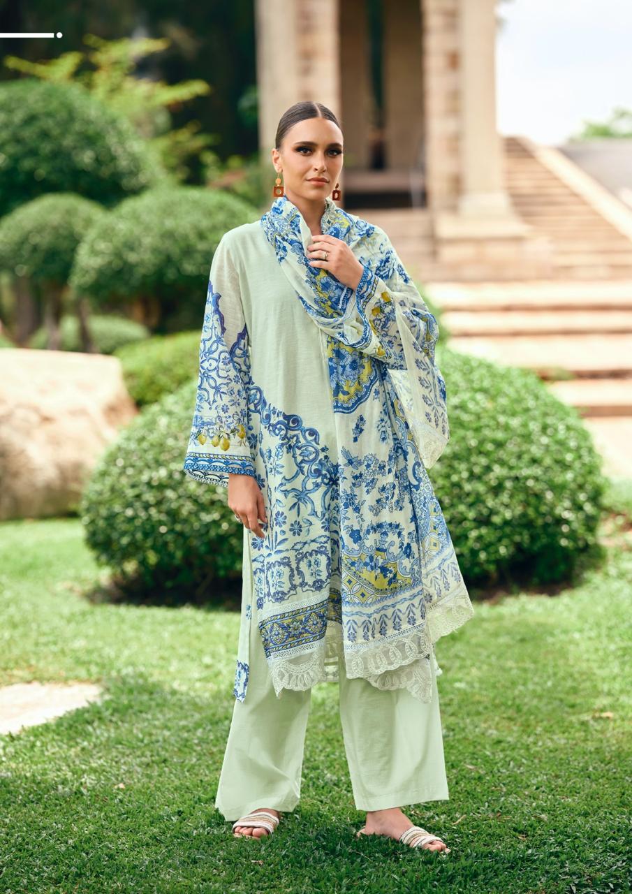 Hermitage Original Lawn Vol 2 Lawn Printed Dress Material - Image 4