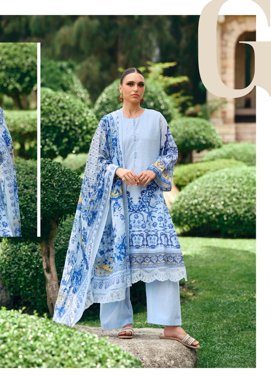Hermitage Original Lawn Vol 2 Lawn Printed Dress Material - Image 2