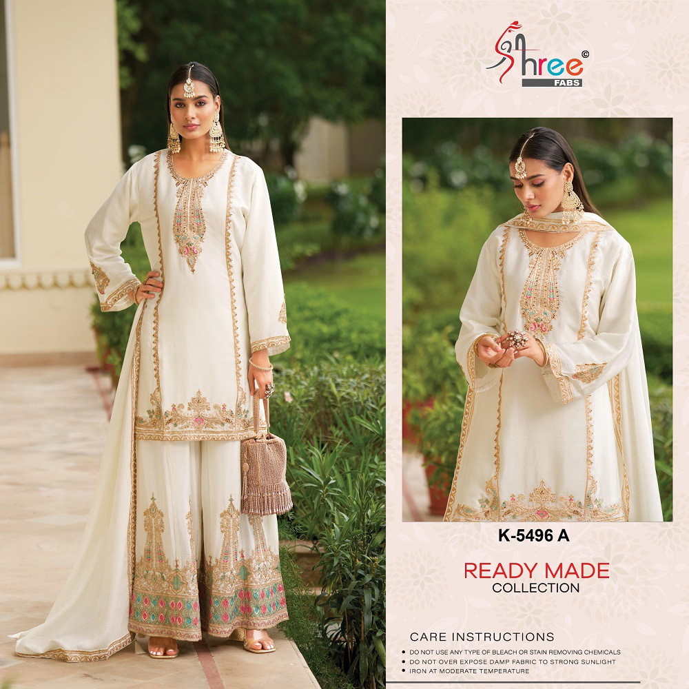 Shree R 5496 Chinon Pakistani Readymade Collection - Image 3