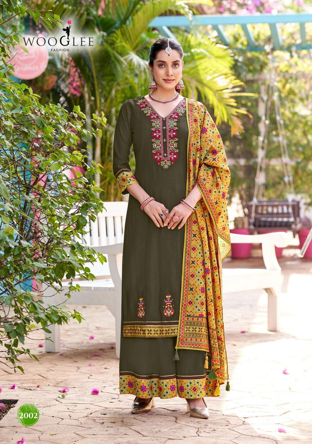 Wooglee Prarambh Modal Threadwork Readymade Catalog - Image 3