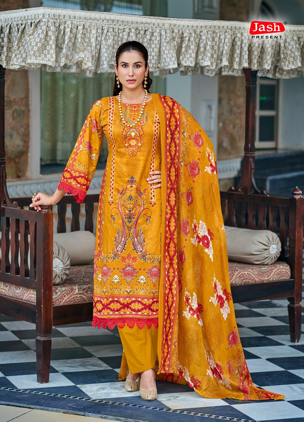 Jash Bellisha Vol 7 Cotton Printed Dress Material - Image 2