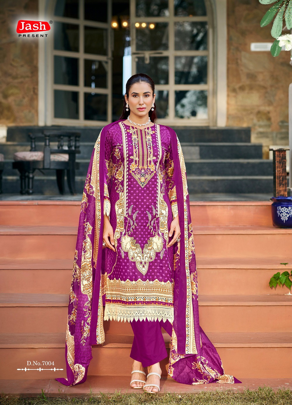 Jash Bellisha Vol 7 Cotton Printed Dress Material - Image 11