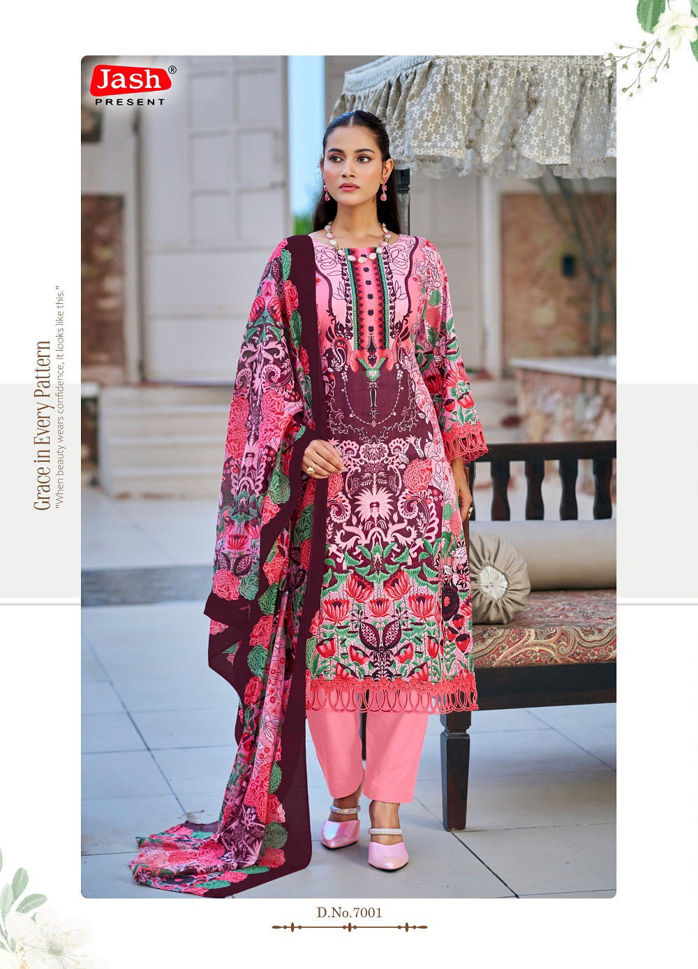 Jash Bellisha Vol 7 Cotton Printed Dress Material - Image 10