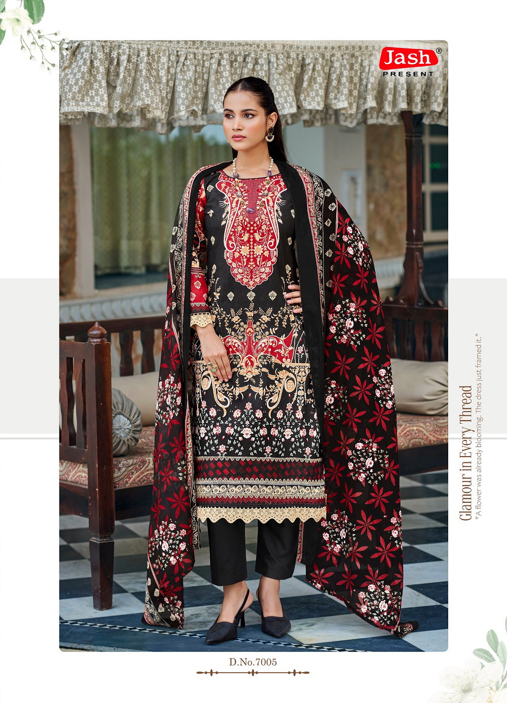 Jash Bellisha Vol 7 Cotton Printed Dress Material - Image 5