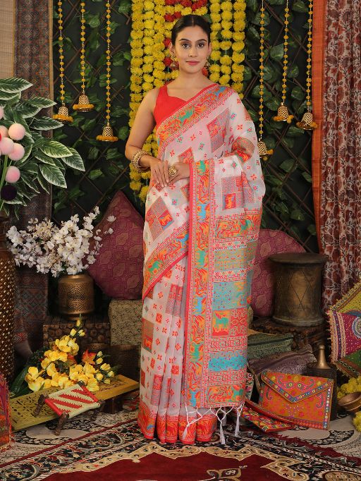 Ast Kethal Kota Wholesale Linen Cotton Designer Saree Collection