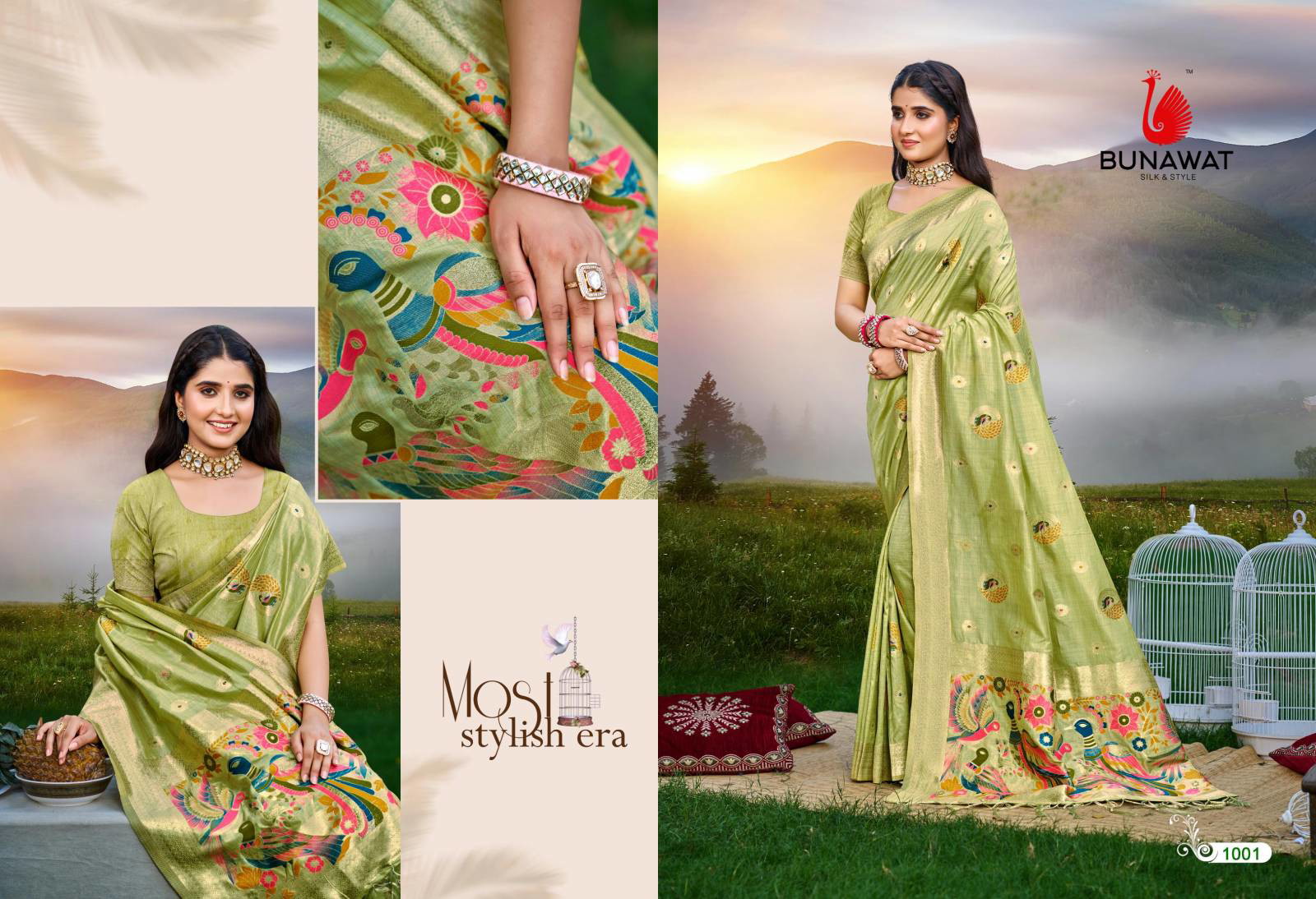 Bunawat Kalista Wholesale Assam Silk Saree Collection - Image 2