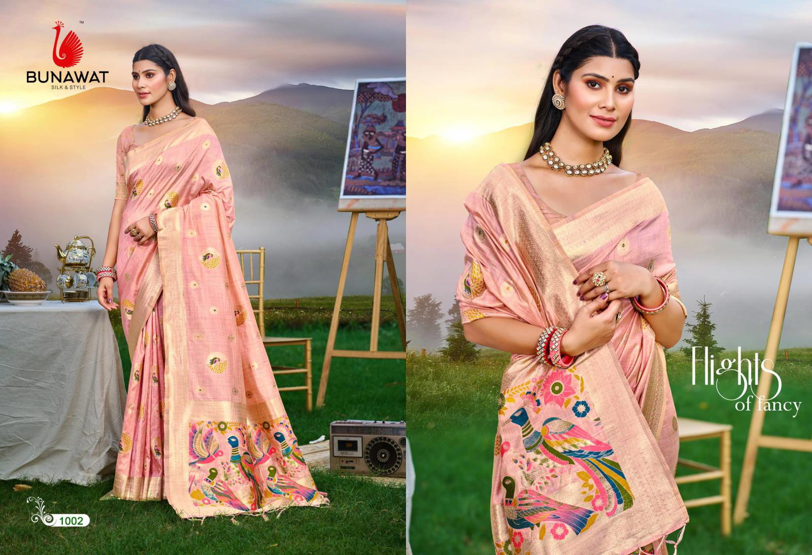Bunawat Kalista Wholesale Assam Silk Saree Collection - Image 3