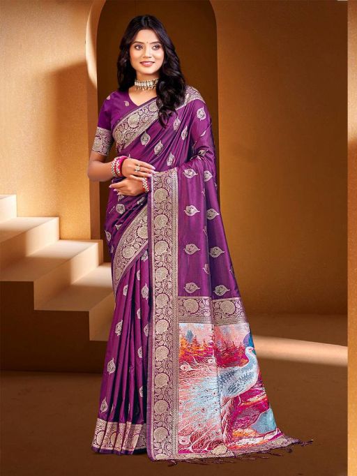 Bunawat Prime Silk Vol 4 Wholesale Fancy Digital Silk Saree Collection