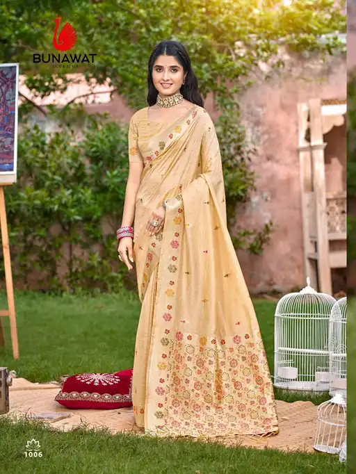 Bunawat Sobha Wholesale Heavy Assam Silk Fancy Saree Collection - Image 6