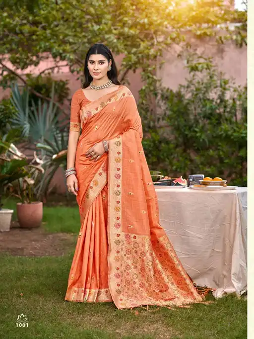 Bunawat Sobha Wholesale Heavy Assam Silk Fancy Saree Collection - Image 2