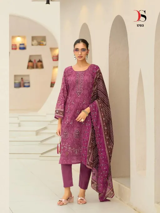 Deepsy Bin Saeed 17 Wholesale Lawn Pakistani Salwar Kameez Collection