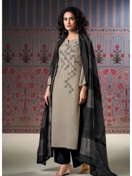 Ganga Nessa 3162 Wholesale Premium Bemberg Silk Printed Salwar Kameez