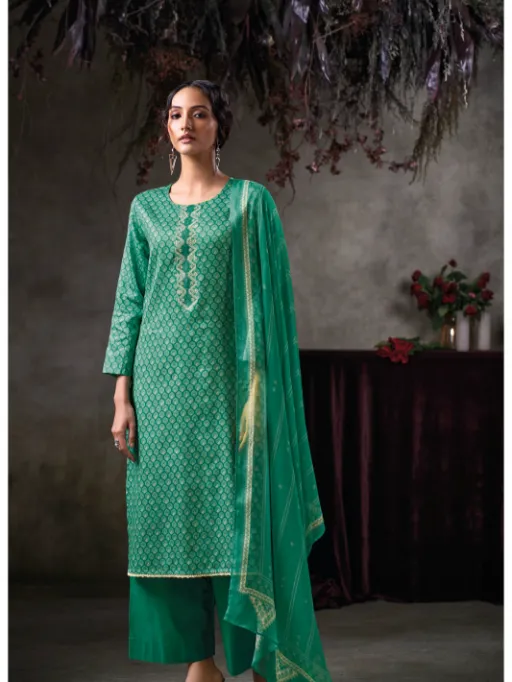 Ganga QAZZIN 3803 Wholesale Cotton Designer Salwar Kameez - Image 3