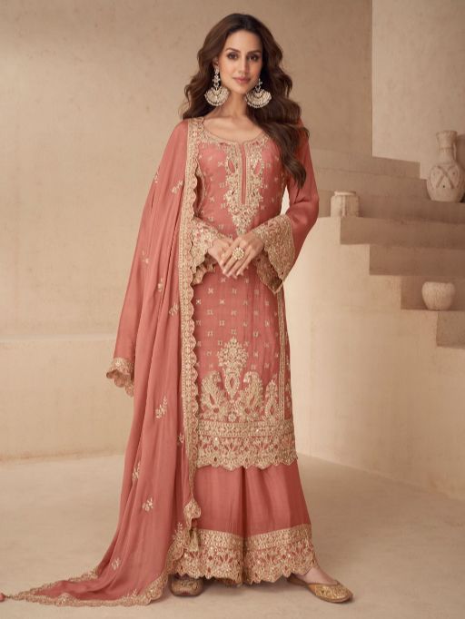 Gulkayra Lotus Wholesale Designer Chinon Embroidered Salwar Suit Collection