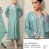 Hoor Tex HF-206 A to C Wholesale Imported Satin Pakistani Suit