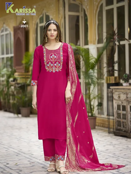 Karissa Roshani Vol 2 Wholesale Readymade Viscose Designer Salwar Suit