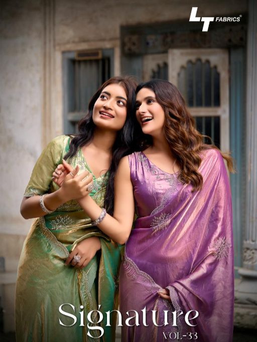 L.T. Fashions Signature Vol 33 Wholesale NC Malai Silk Saree Collection