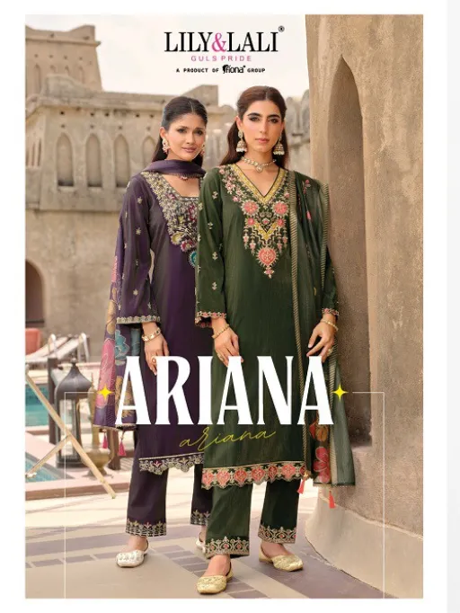 Lily And Lali Ariana Wholesale Readymade Shimmer Party Wear Suit Collection