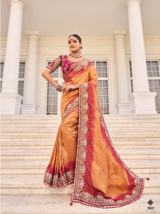 MN Shahi Poshak-3 Silk Banarasi Wholesale Fancy Sarees - Image 13