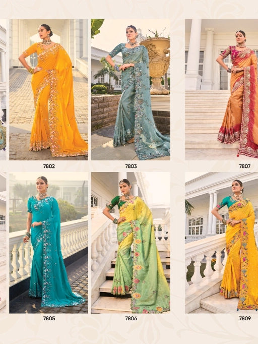 MN Shahi Poshak-3 Silk Banarasi Wholesale Fancy Sarees - Image 10