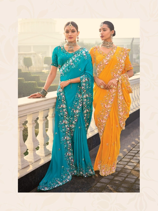 MN Shahi Poshak-3 Silk Banarasi Wholesale Fancy Sarees - Image 9