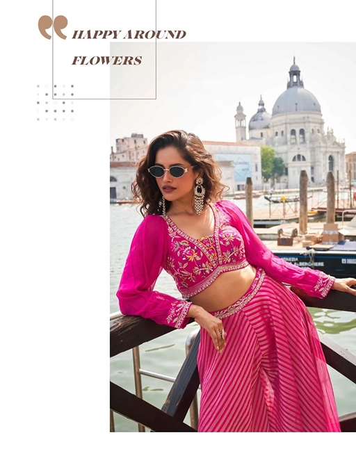 Sayuri Naina Wholesale Viscose Silk Indo Western Catalog - Image 10