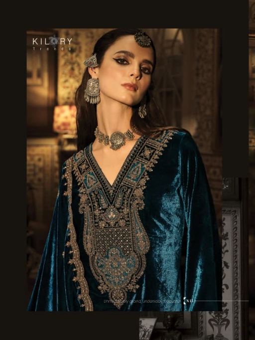 Kilory Trends Noor-E-Dariya Premium Pure Velvet Suit