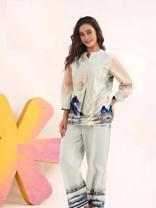 Rasili Nx Vaanii Wholesale Digital Print Polly Co-Ord Set Collection