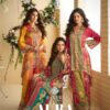 Sayuri Aura 10085 Wholesale Digital Crepe Silk Mirror Cord Set Collection