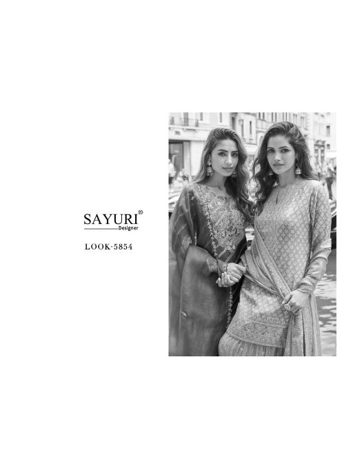 Sayuri Designer Meena Readyamade Premium Chinon Silk Salwar Suit - Image 7