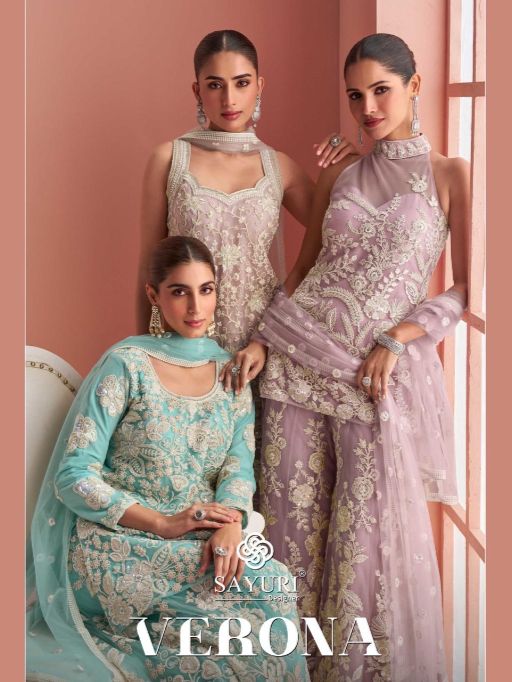 Sayuri Designer Verona Wholesale Premium Net Designer Salwar Suit