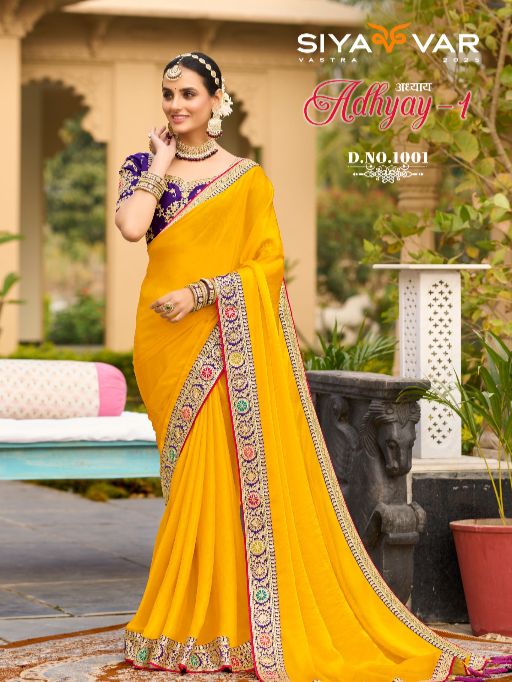 Siyawar Adhyay Premium Georgette Saree Collection - Image 14