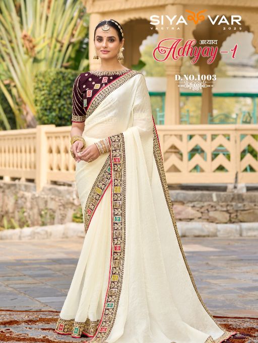 Siyawar Adhyay Premium Georgette Saree Collection