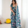 Vardan Ethnic BT 1291 Wholesale Printed Linen Fancy Bollywood Saree Collection
