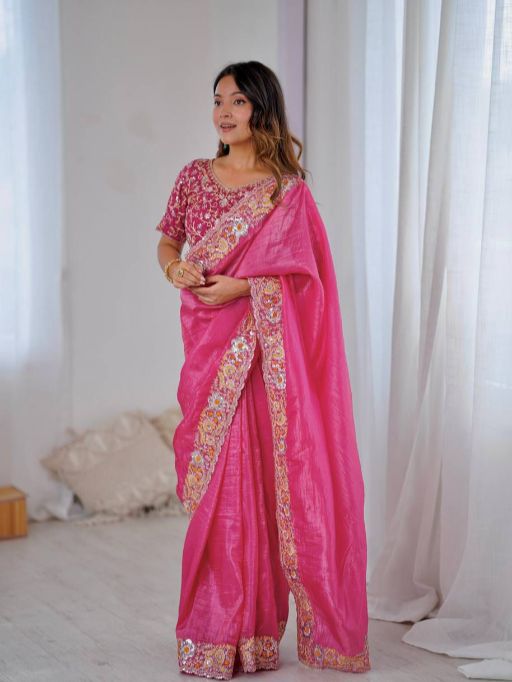 Vardan Ethnic Bt 1286 Wholesale Beautiful Jimmy Choo Silk Bollywood Saree