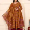 Vardan Ethnic Dhruvi 308 Wholesale Viscose Anarkali Kurti With Bottom Dupatta